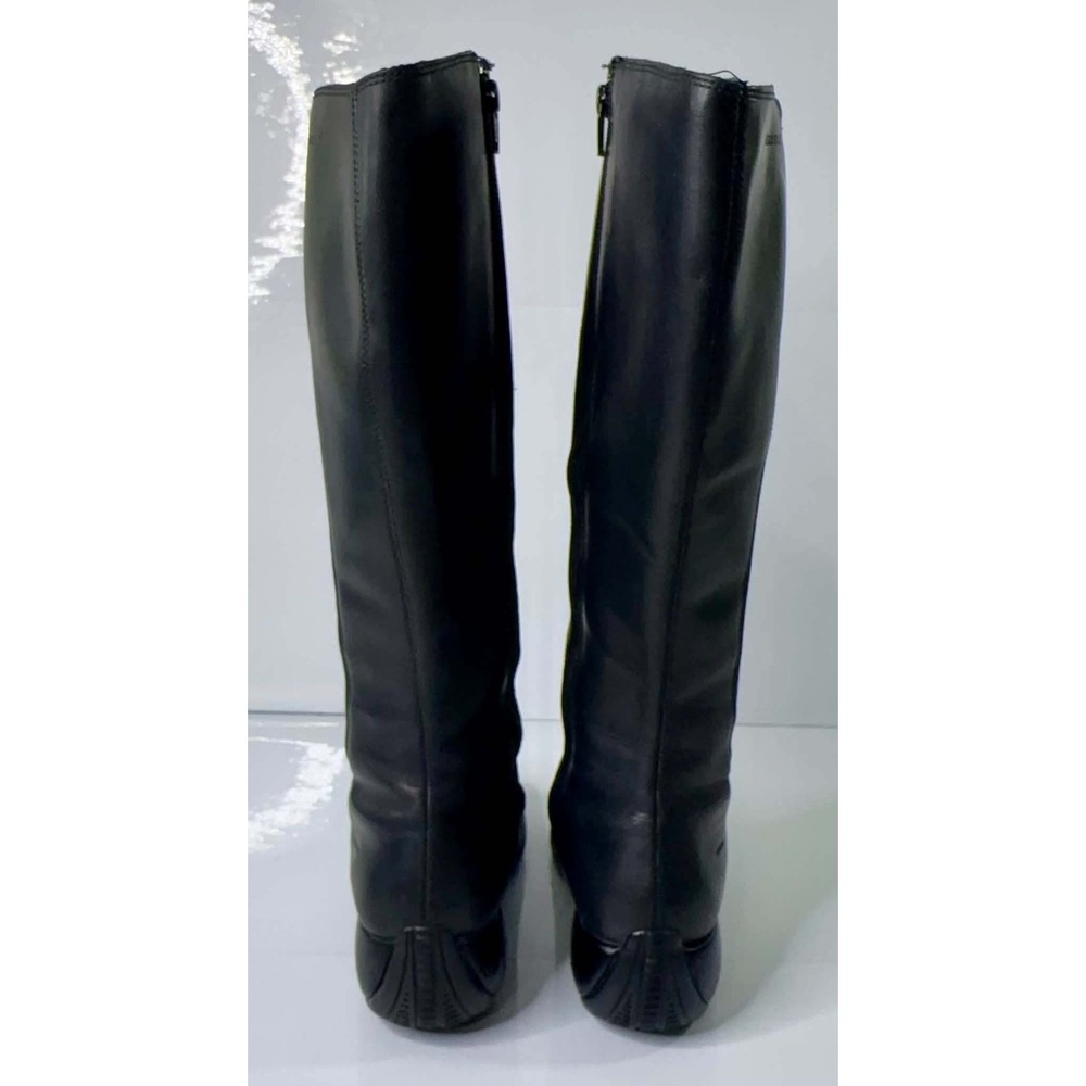 Merrell Spire Peak J43402 Womens 8.5 Waterproof Leather Tall Boots Y2K Black - Picture 5 of 12